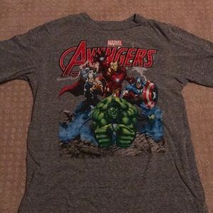 Gray avengers T-shirt